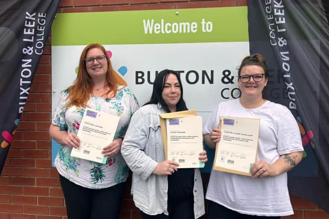 Stephanie, Alison and Courtney will be putting their new skills into practice at All Saints, Leek.