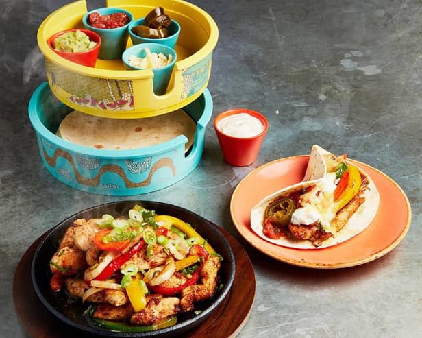 Fajitas are on the menu at Las Iguanas, praised by one fan for its 'excellent food and service'.