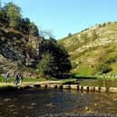 Dovedale’s famous stepping stones are set to be repaired by Derbyshire County Council, following damage caused by high river levels last autumn. Credit: Photo © Brian Frost (cc-by-sa/2.0)