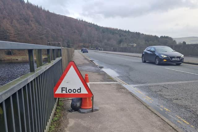 The yellow weather warning will be in place in Derbyshire until 6 pm today (February 22) as a band of heavy rain will batter the county.