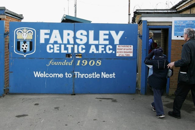 12,300 fans came to Farsley Celtic - an average of 615.