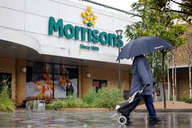 A view of a Morrisons supermarket. PIC: TOLGA AKMEN/AFP via Getty Images