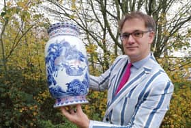 Auctioneer Charles Hanson found the vase at a house in Leicestershire.