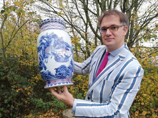 Auctioneer Charles Hanson found the vase at a house in Leicestershire.
