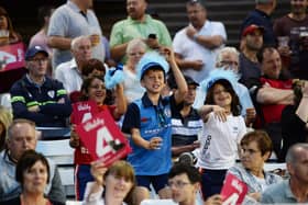 Fans will return for Derbyshire's Vitality Blast match against Notts Outlaws. (Photo by Nathan Stirk/Getty Images)