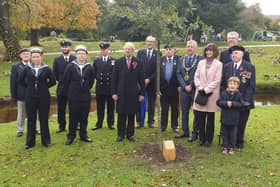 Cadets, officers, and Royal Navy Veterans were joined by Mayor Paul Hardy, his wife, and the Rev Andrew Parker.