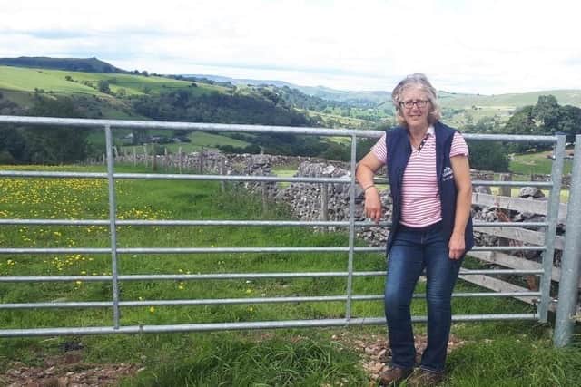 Hartington farmer Jane Bassett.
