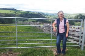 Hartington farmer Jane Bassett.