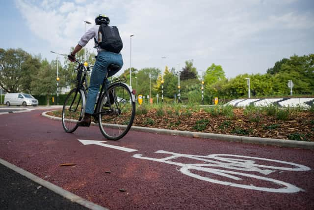 The UK's first Dutch-style roundabout has been insrtalled in Cambridge