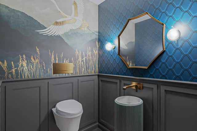 Touches of luxury in the bathrooms.