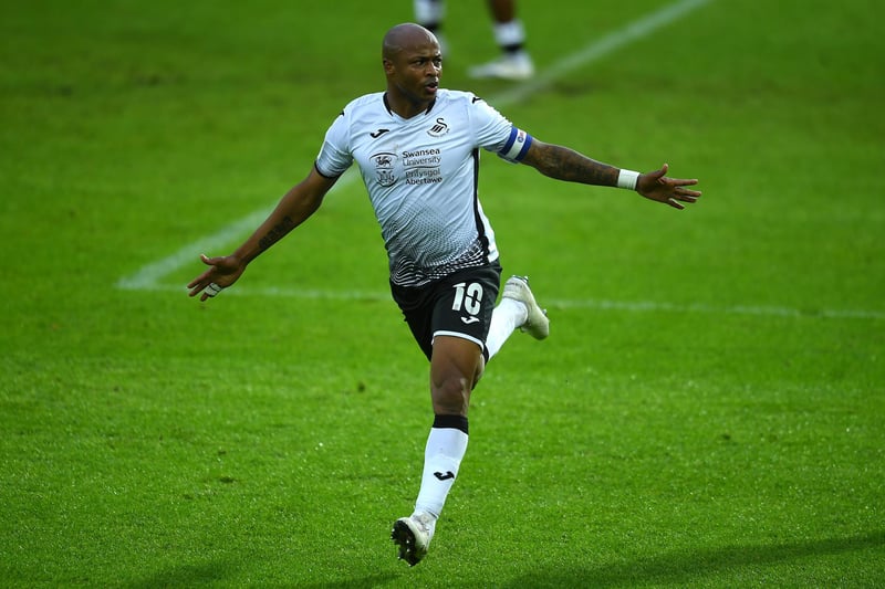 Record signing: Andre Ayew. Estimated transfer fee: £18m (from West Ham United in 2018). Current club: He's just left the Swans upon the expiry of his contract, and has been linked with the likes of Celtic and Leeds United.