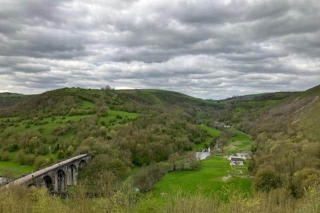 Beautiful Cressbrook Dale Can Be Found In The Valley Below Monsal Head