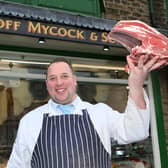 Gary Mycock, of Geoff Mycock &Son, the butchers proving itself to be a cut above.
