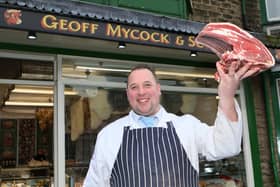 Gary Mycock, of Geoff Mycock &Son, the butchers proving itself to be a cut above.