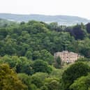 Grade II listed Willersley Castle stands in 60 acres with a gate lodge, stable block and swimming pool.