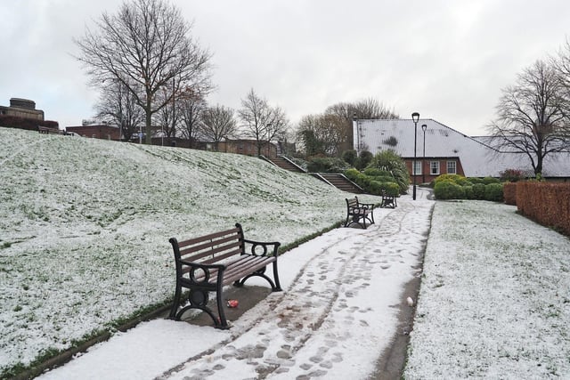 A dusting of snow in Chesterfield.