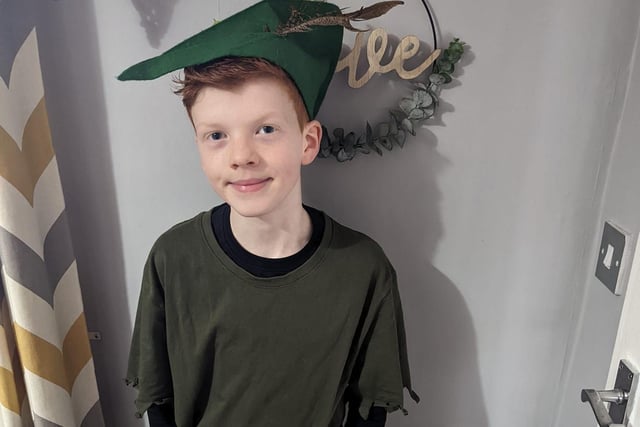 Janine Hall posts: "Oliver, Peter Pan at Buxton Junior School"