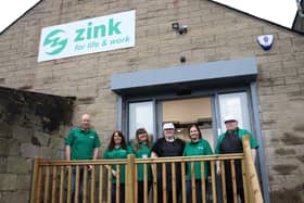 Eco-café cook Charlotte Hallam and the Zink team are ready to serve.