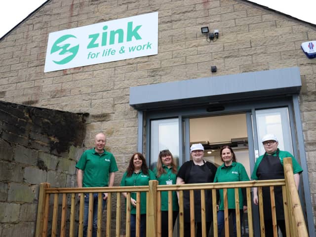 Eco-café cook Charlotte Hallam and the Zink team are ready to serve.