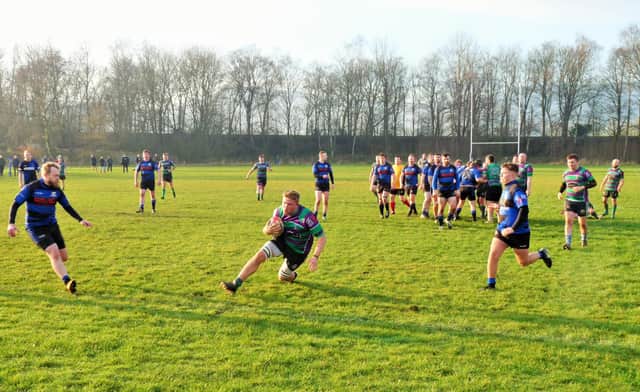 Jake Oldridge rounded off a man-of-the-match performance with a try.