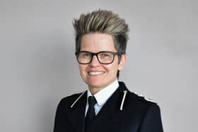 Chief Constable of Derbyshire Constabulary Rachel Swann.