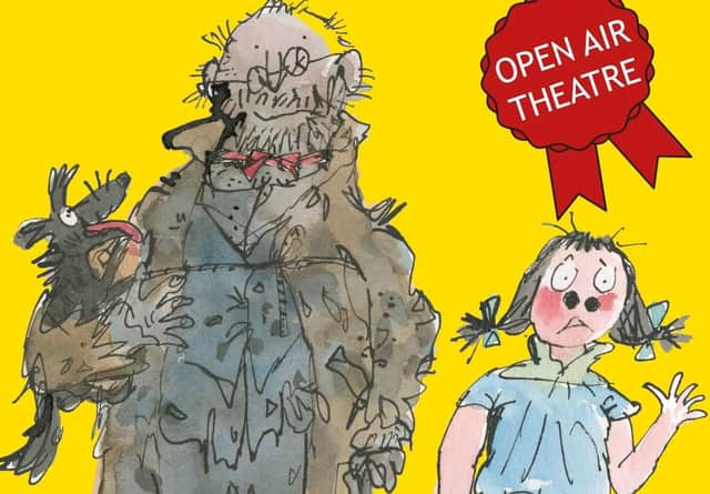 Mr Stink will be performed outdoors at Whitworth Institute, Darley Dale and the Botanical Gardens, Sheffield. Image courtesy of AP Watt at United Agents on behalf of Quentin Blake