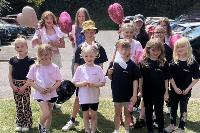 The little ones all ready for action. Photo En Pointe School of Dancing