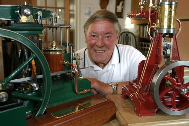 Celebrated Buxton model engineer Maurice Worthington