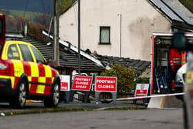 Emergency services were called to reports of an explosion this morning. 
Image: William Lailey / SWNS