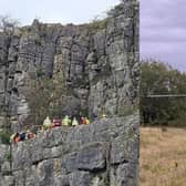 Edale Mountain Rescue was called to assist a climber, who had taken a 10 metre fall in the Horseshoe Quarry area of Stoney Middleton.  Despite wearing a helmet,  the climber sustained a serious head injury.