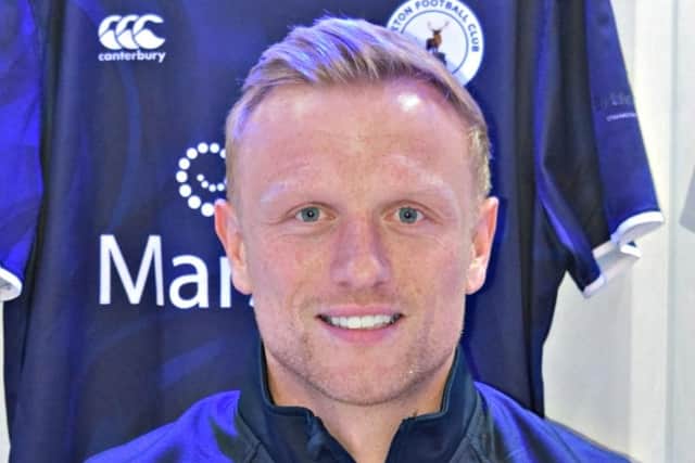 New signing Jordan Burrow scored on Bucks debut on Saturday.