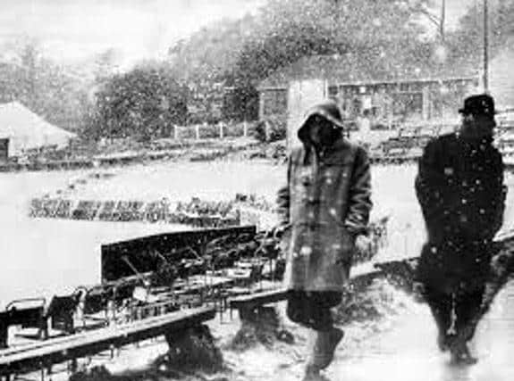 Snow reaches Buxton in June 1975
