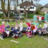 Youngsters at Bridgemont Nursery in Whaley Bridge had a day of celebration to mark the coronation. Pic Bridgemont Nursery