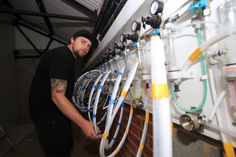 Heist Brew Co orginally opened in Clowne, Derbyshire in 2017, and their new Sheffield brewery and taproom will now be their sole premises. They hope to open this summer and will have 30 beers on tap at all times. Pictured is co-owner Dan Hunt