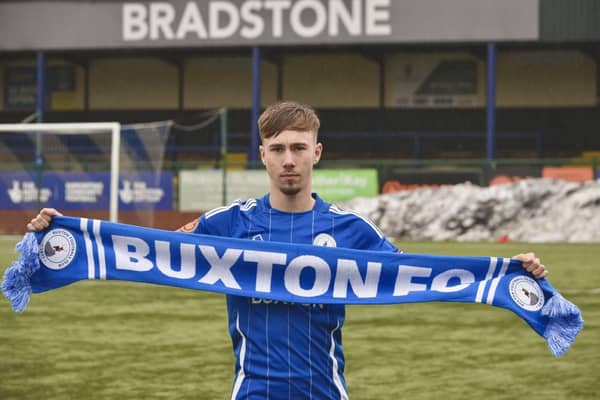 Johnny Johnston has signed for Buxton. Photo: Buxton FC.