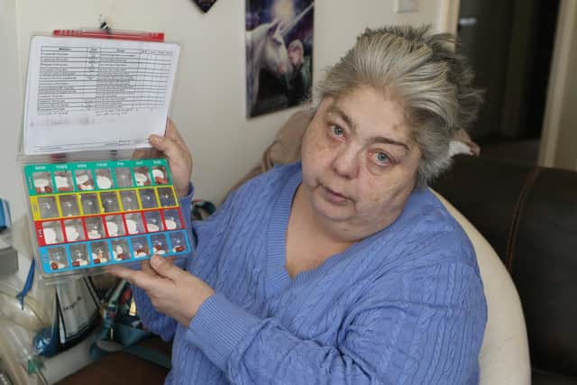 Donna Smythe is unhappy she has been unable to get her vital prescriptions dur to national shortages. Photo Jason Chadwick
