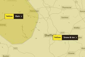 Yellow warning has been issued for East Midlands - The Met Office
