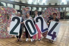 BLC Students celebrate at the Devonshire Dome.