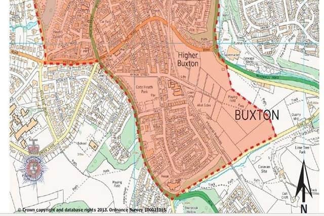 A dispersal order has ben issued for Buxton town centre and will run until 9pm tomorrow night on Thursday September, 22.
