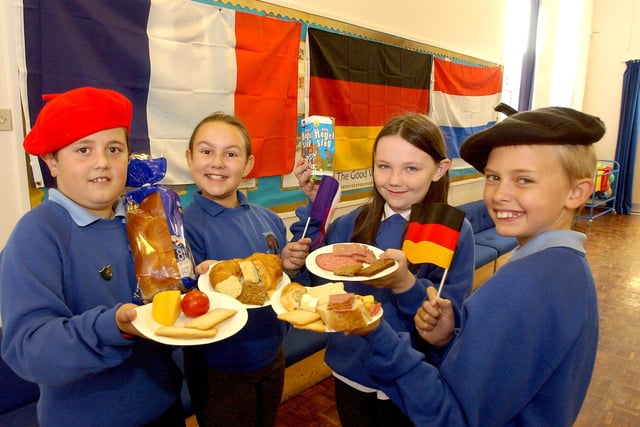 A European breakfast was on the menu for these pupils at Blackfell Primary School in 2006.