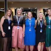 Blythe House Hospice fundraising team from left to right, Emily Passey (Corporate
