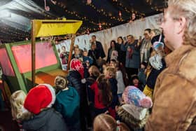 Families Gathering at Bluebells Farm Park for Magical Christmas Event 