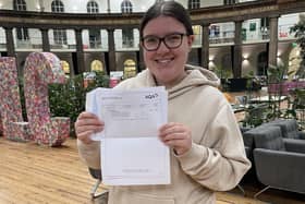 Abbi Colclough, from Dove Holes, got a grade 5 in GCSE English at Buxton and Leek College