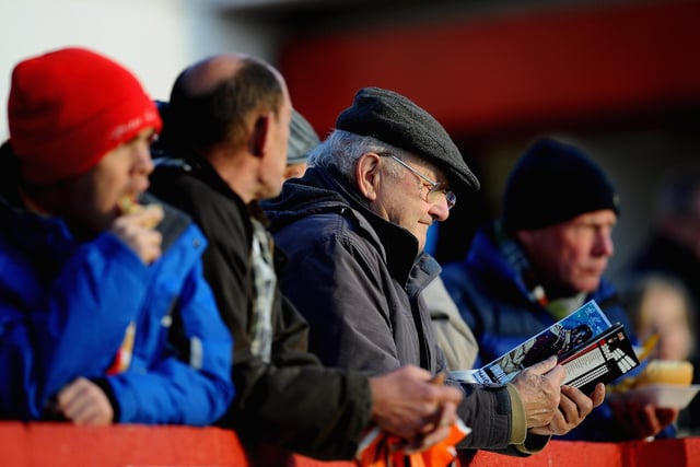 Alfreton have had 10,451 fans at games with an average of 523.