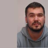 Officers from Derbyshire have shared an image of a wanted man Stuart Hanson, who has links to Glossop, Tameside and Manchester. The 38-year-old is wanted in connection with an alleged assault.