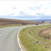 The Woodhead Pass. Police fear for the safety of a man involved in a crash, which closed the road last night