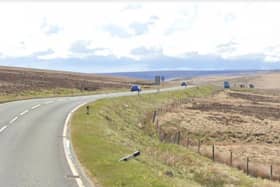 The Woodhead Pass. Police fear for the safety of a man involved in a crash, which closed the road last night