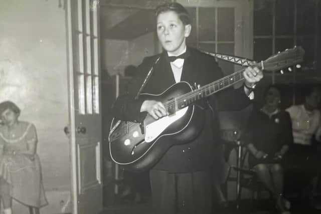 Peter Hallam started playing at The Eagle on Saturday nights aged just 12. Pic submitted