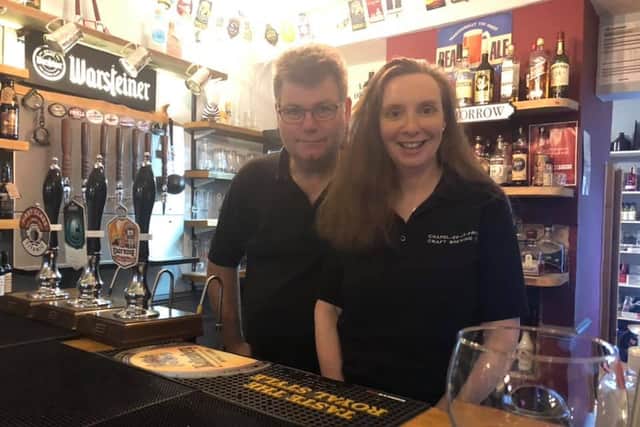 Award-winning brewers Jane and Tim Boothman can now be found behind the bar at the Old Cell in Chapel.