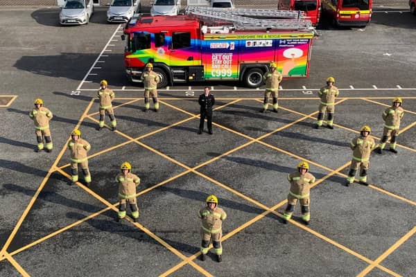 The new firefighters have taken up posts across Derbyshire.